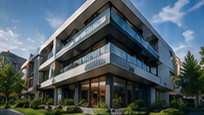 Referência conceitual de edificação residencial.