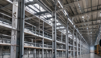 Referência conceitual de edificação industrial.