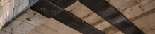 Referência visual de reforço com fibra de carbono.