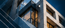Detalhe de arquitetura contemporânea.